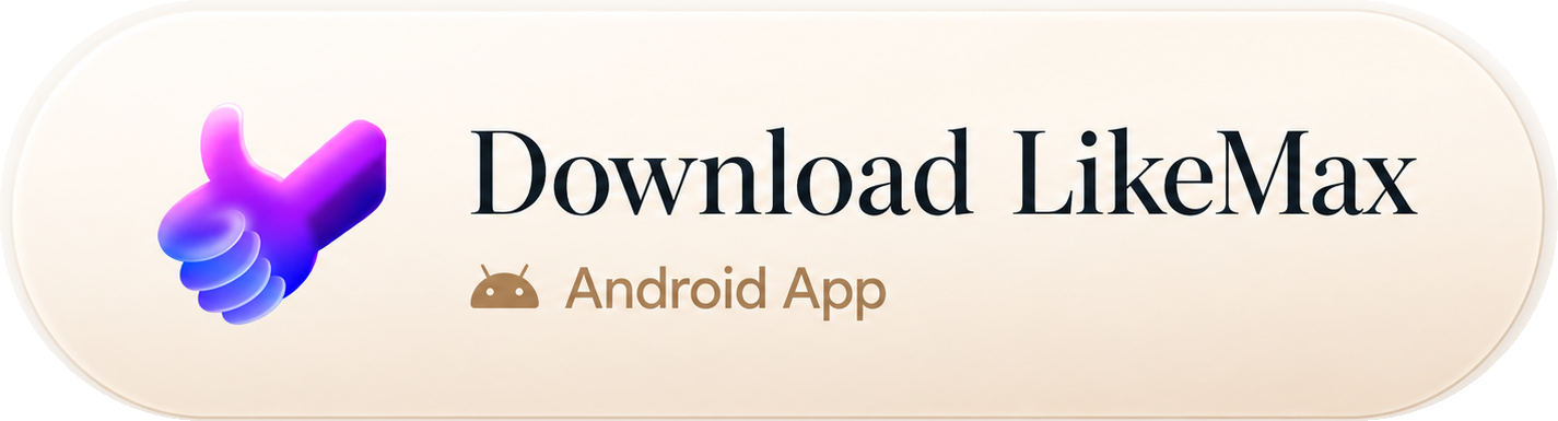 Download LikeMax app from the Google Play Store to get followers for Instagram free.