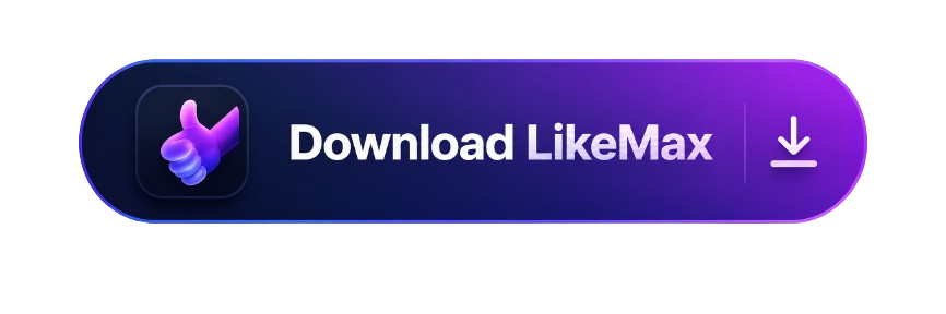 Icon to get likemax app for free instagram reel views