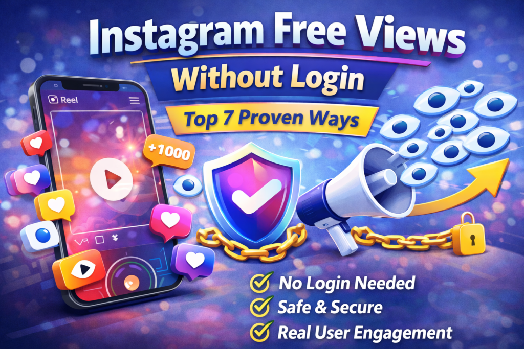 Instagram Free Views Without Login: 7 Proven Ways to Boost Views Safely in 2026