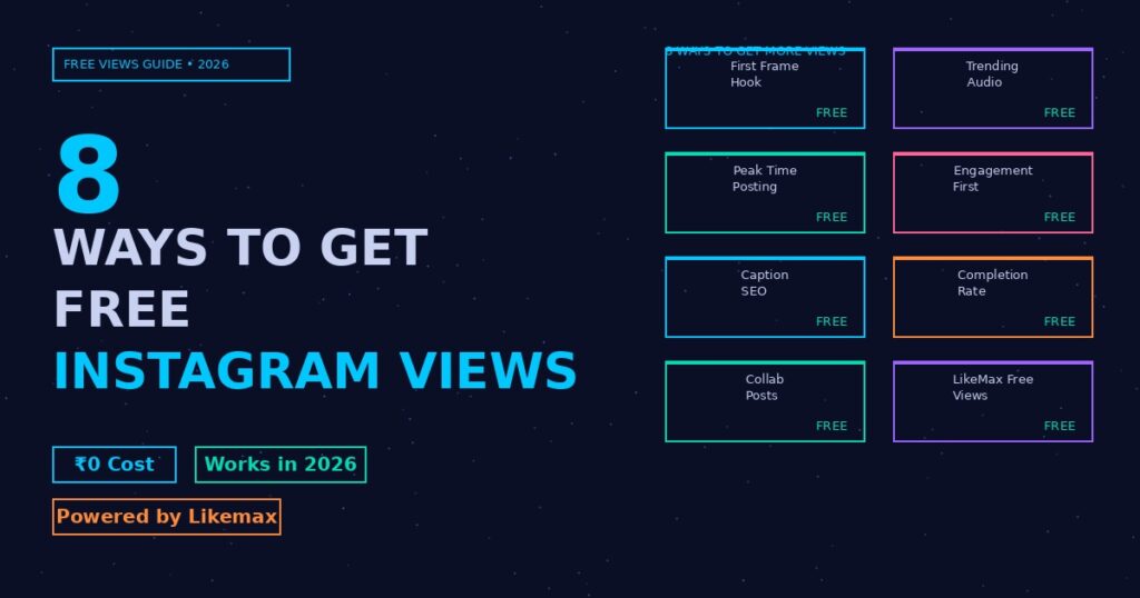 How to Get Free Instagram Views in 2026 — The Complete Guide That Actually Works