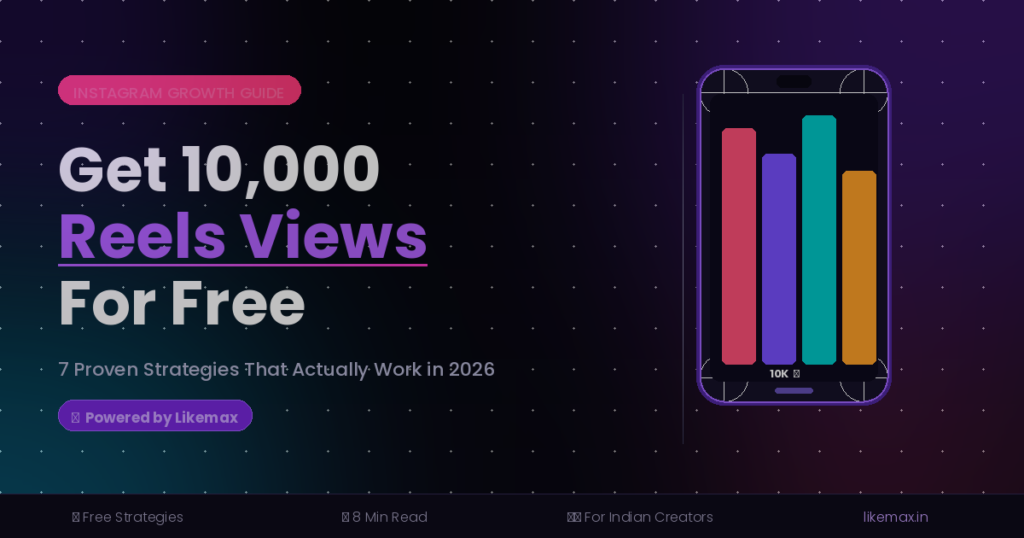 How to Get Instagram Reels Views Free 10000 — What Actually Works in 2026